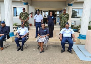 Courtesy visit by the Managing Director, Engr. Abimbola Akinajo led management staff on a visits to the Nigerian Air force